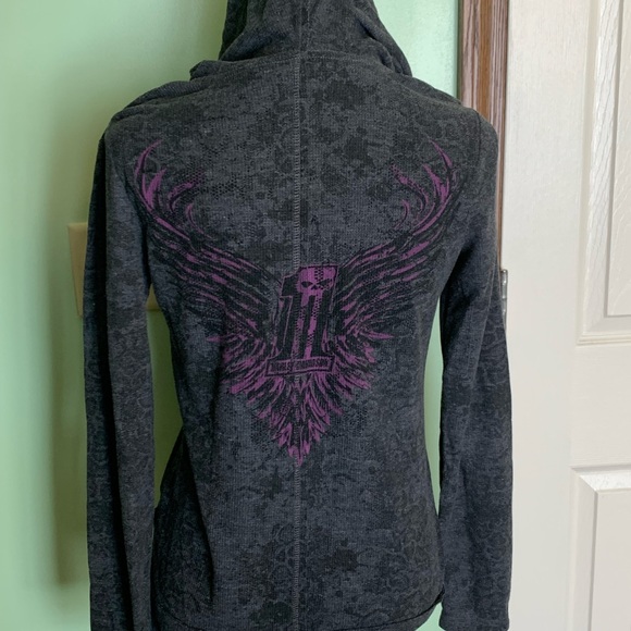 Harley Davidson long sleeve grey size L - Picture 2 of 2